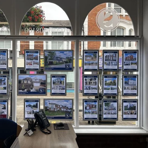 Tùy chỉnh 3 x A3 + 6 x A4 cửa sổ hiển thị Double Sided LED hộp đèn với cáp treo hệ thống hiển thị hộp Đèn - Product Image 3