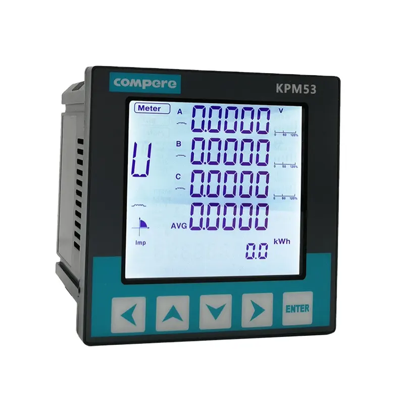 KPM53 RS485 Modbus communication remote control smart digital commercial electric meter