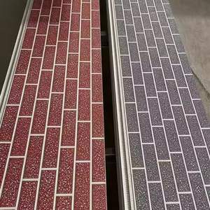 Panel de PU de <span class=keywords><strong>fachada</strong></span> de Metal moderno de aislamiento para pared Interior y <span class=keywords><strong>Exterior</strong></span> Panel compuesto de aluminio Panel sándwich de formas de hormigón - Product Image 1