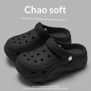 Sabots à semelles épaisses pour femmes, nouvelle mode 2024, pour l'extérieur en été, rehaussants, antidérapants, en EVA, à bout fermé, style plage, tendance - Product Image 6