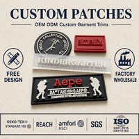 Écussons personnalisés modernes en PVC, badges 3D, étiquettes souples alternatives, motifs textiles pour vêtements de sport et de loisirs