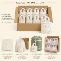 Sac fourre-tout en peluche de lapin moelleux personnalisé avec logo brodé, pour adultes et enfants, cadeaux promotionnels de marque
