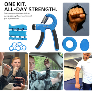 Ensemble de renforcement de poignée de main Portable professionnel réglable 5Kg-60 kg exercice de doigt d'avant-bras Gym escalade thérapie <span class=keywords><strong>Grip</strong></span> <span class=keywords><strong>Master</strong></span> - Product Image 4
