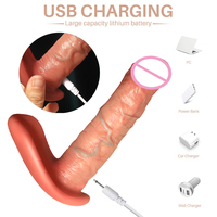 Libo Dildo Vibrator Sexspielzeug für Frauen, Weich, Fernbedienung, Vibrationsfunktion, Heizfunktion, Flüssig, Erotisches Produkt, Sexspielzeug-Box für Frauen