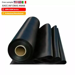 Manufacturer's 1.0mm Black HDPE <strong>Geomembrane</strong> Waterproof Fish Farming Pond Liner Tank <strong>Sheet</strong> Plain Style - Product Image 5
