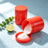 Bouteille en plastique PET de qualité alimentaire à large ouverture de 600 ml et 1300 ml pour poudre de suppléments, capsules, vitamines, bonbons gélifiés – Prise en charge de la personnalisation