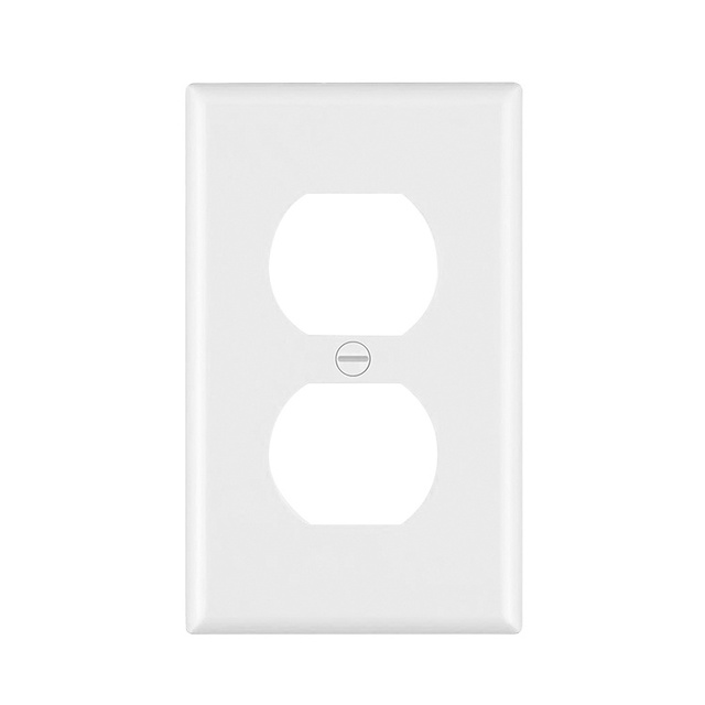 Factory Selling  Unbreakable BS1804 Modern Usa Standard Electrical Pvc Wallplate Plate for Wall Socket With High Quality White