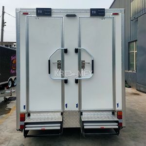 Toilettes mobiles de luxe pour 6 personnes, grande salle de bain, remorque de toilettes - Product Image 1