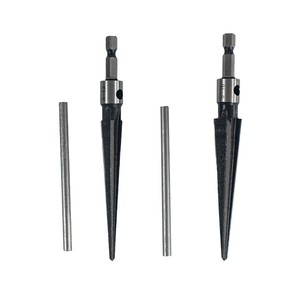 3-13mm Bridge Pin Hole Hand Held Reamer T Handle Tapered 6 Flute Chamfer <b>Bit</b> Reaming Woodworker Core <b>Drill</b> Cutting Tool - Product Image 1