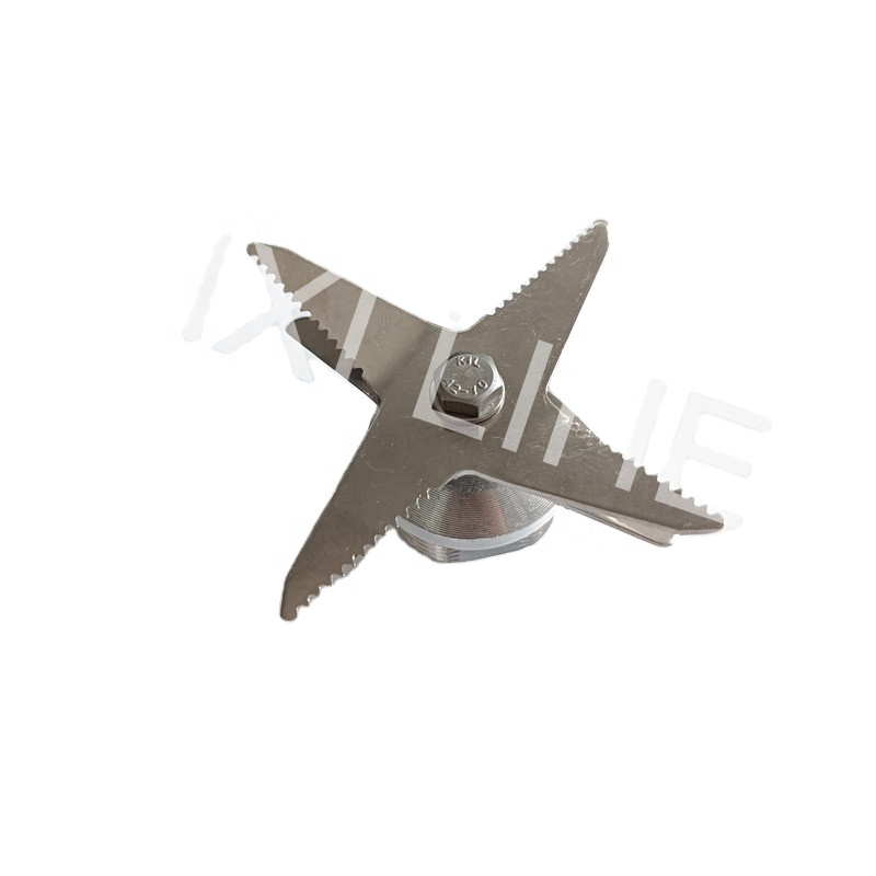 High Speed Blender Blade Commercial Blender Parts Stainless Steel 6 Blades Mixer Juicer Blade Spare Parts