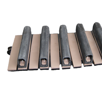 Support chaînes de préhension en plastique, pour Service personnalisé OEM ODM, en plastique, profil convexe Vertical, façonnage latérale
