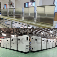 Boîtier de distribution industriel personnalisé en acier au carbone étanche IP65, armoire électrique autoportante avec presse-étoupe