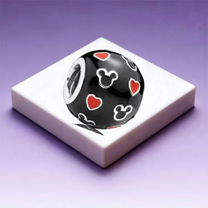 Nuevo Modelo 2026, Charm de Plata 925 con Diseño de Rosa Princesa, Charm de Plata 925 con Diseño de Dibujos Animados, Set de Pulsera de Hueso de Serpiente de Alta Calidad para DIY - Product Image 3