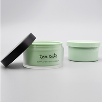 Contenants d'emballage pour produits cosmétiques Emballage de crème Contenants de soins de la peau écologiques de 50ml Recharge Pot de crème