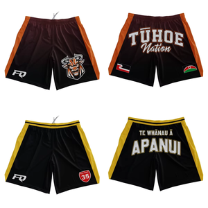 Kit basket Maori kustom kualitas tinggi Teamwear basket suku NZ kustom Hoodie celana pendek Jersey basket Tuhoe kustom - Product Image 4