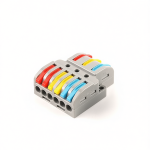เทอร์มินัลบล็อก 3 อินพุต 6 เอาต์พุต 0.08-4.0 มม. 28-12AWG ขั้วต่อสายไฟแบบมีรหัสสี - Product Image 3