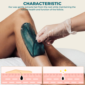 Sin dolor Excelente calidad de salón Cera dura Azul oscuro 100g 500g 1000g Cuentas de cera para depilación - Product Image 5