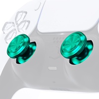 Accessoires pour manette PS5, bâton de pouce en métal vert Durable, boutons de remplacement pour manette PS5