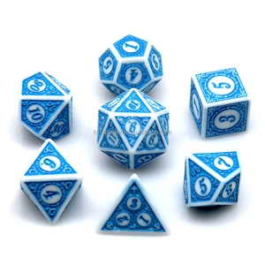Haute qualité HS DICE polyédrique mdn RPG donjons et dragons ensemble <span class=keywords><strong>de</strong></span> dés à motif acrylique - Product Image 4