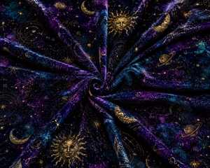 Manta Personalizada con Estampado de Astrología Celestial y Galaxia, Manta Suave y Esponjosa de Felpa para Sofá, Venta al Por Mayor OEM ODM - Product Image 6
