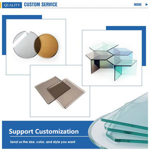 Matière première de qualité supérieure 3mm-12mm Bronze bleu vert gris noir feuille de verre flotté teinté pour fenêtres murs rideaux - Product Image 5