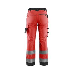 BLAKLADER - 715518115599C38 Pantalon haute visibilité pour femme sans poches à clous Rouge/Noir-EAN 7330509704547 HI-VIS WORKWEAR - Product Image 3