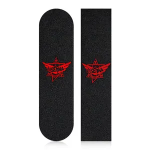 Fabrik direkt UV-Druck schwarz Farbe benutzer definierte Hartmetall Skateboard Griff band