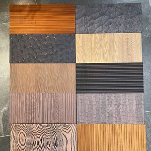 Panel de Madera Maciza de Álamo con Chapa de Madera, Tallado con Patrones 3D Avanzados para Decoración del Hogar, Panel de Pared para Puerta de Hotel - Fabricantes de Fujian - Product Image 4