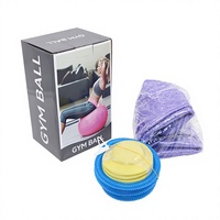 Ballon de yoga en forme de cacahuète gonflable épais anti-explosion en PVC d'usine, capsule de massage, ballon de fitness, tapis d'équilibre