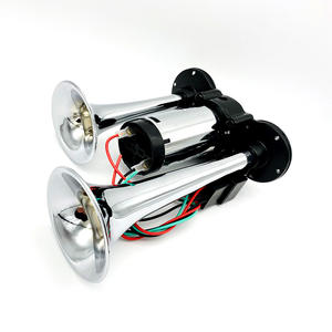 Bocinas de Componentes, Bocina de Aire para Coche, Bocina de Aire de Doble Tubo 12V/24V, Bocina de Aire Eléctrica con Bomba de Aire para Coche - Product Image 5