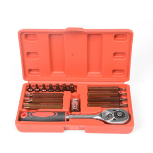 Juego de Llaves Estrella de 16 Piezas, con Enchufe de 1/4 de Pulgada, Acero al Cromo Vanadio, Estuche de Herramientas, para Reparaciones del Hogar - Product Image 1