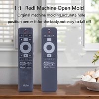 Funda Protectora de Silicona para Control Remoto de TV en Inglés Haier HTR-U34G, con Diseño Hueco Anticaídas y Grueso