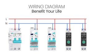 Para TONGOU API TUYA 1-63A Disyuntor en miniatura inalámbrico inteligente ZigBee MCB con protección de voltaje Medición de potencia Cobre <span class=keywords><strong>Mate</strong></span> - Product Image 6