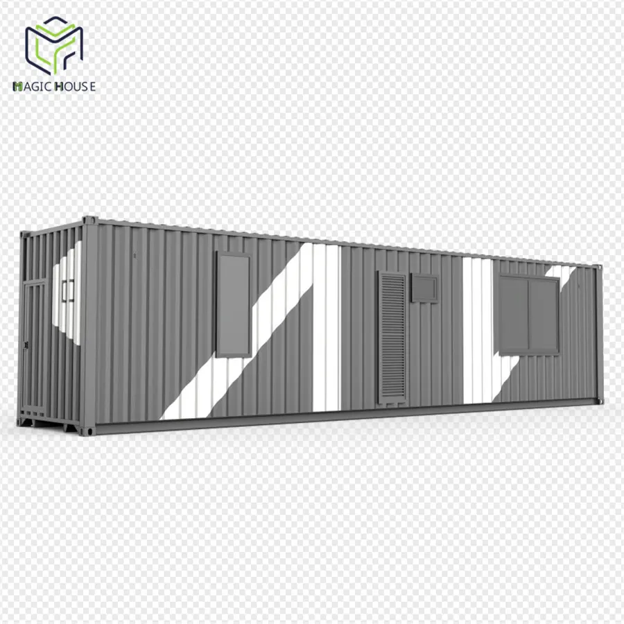 Magic House portable house 40ft expandable shipping container house sliding out