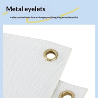 Filet de protection anti-perforation en Kevlar tricoté ESHINE pour le tir à l'arc en intérieur/extérieur (Blanc)