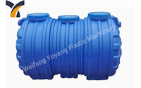 Máquina de Moldeo por Soplado de Plástico de 4 Capas de 3000L de Rendimiento Estable, Máquina de Extrusión y Moldeo por Soplado para Tanques Sépticos de Plástico HDPE