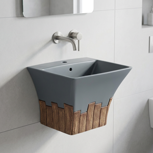 Ensemble WC monobloc carré de luxe en céramique avec réservoir encastré, articles sanitaires décoratifs pour villa - Product Image 4