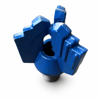 Foret grattoir de 6 pouces à 3 ailettes en acier inoxydable forgé, lot de 1 pièce pour puits d'eau et pièces de machines minières