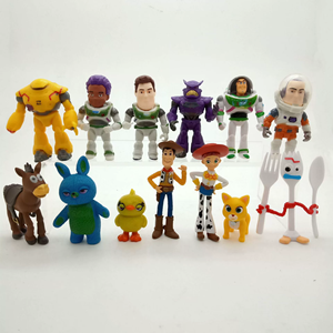 Juego de Juguetes de Anime en Oferta, Buzz Lightyear, <span class=keywords><strong>Tracy</strong></span>, Woody, Aliens, Jessie, Dragon, Forky, Juego de Juguetes de PVC de Handoffice - Product Image 1