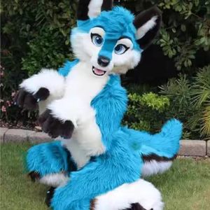 Disfraz de Mascota de zorro/Lobo/perro adulto personalizable, traje de Animal de peluche de <span class=keywords><strong>Halloween</strong></span> para caminar y eventos de Cosplay de dibujos animados - Product Image 2