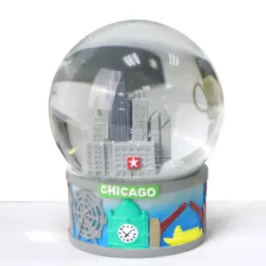 Redeco 2023 Nieuwe Trend Art Water Globe Glas Diy Sneeuw Globe Ornament Hars Ambachten Voor Geschenken Home Decorations