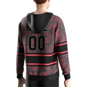 Camisetas de Hockey Personalizadas con Cuello en V, Bordado, Sublimadas, Reversibles, para Equipos de Gimnasio, Sudaderas con Capucha - Product Image 6