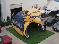 Tunnel de football gonflable Wellcomer avec souffleur – Tente tunnel sportive