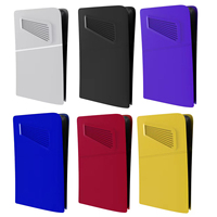 Plaque frontale coque de couverture de peau évents de refroidissement plaques de remplacement de protection pour PS5 Slim UHD DE Disc Edition Console de jeu