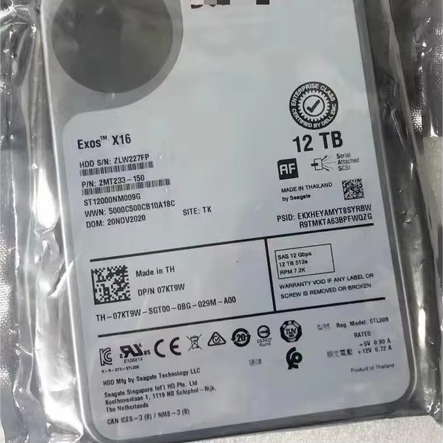 12TB 3.5-Inch Internal HDD SAS SATA Interface for Server Storage