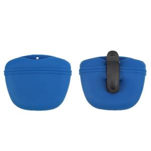 Bolsa de silicona para tratar perros, bolsa para tratar perros con entrenamiento, bolsa para tratar con <span class=keywords><strong>Clicker</strong></span> para correa con cierre magnético y clip para la cintura - Product Image 2