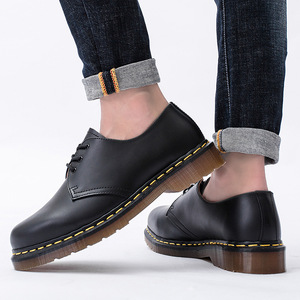 High Quality Lace-Up Men's Formal Shoes Durable Comfortable Soft Rubber Sole Handmade Genuine Leather Waterproof Autumn <b>Height</b> - Product Image 6