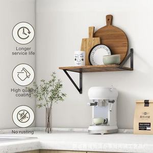 Wooden Wall Mounted <b>Shelf</b> Solid Wood Rectangle Durable Storage For Living Room Entryway <b>Bedroom</b> - Product Image 2
