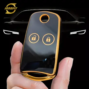 Innofit HOE2 China Factory Car Key Protective Cover TPU For Honda Acura Accord Civic Odyssey Silver Edge Full Protect