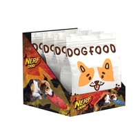 Boîte de présentation rectangulaire en carton ondulé PDQ pour jouets pour animaux de compagnie, écologiques, recyclables, avec pelliculage mat et revêtement UV, pour la vente au détail